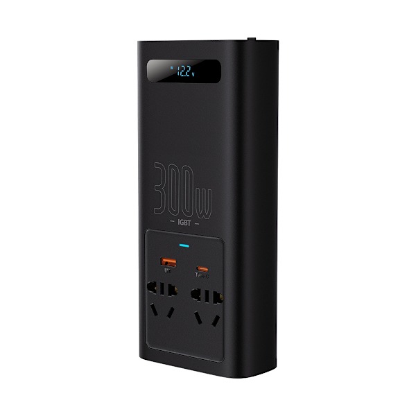 Baseus IGBT Bilströmomvandlare Inverter 300W 220V (CN/EU-kontakt