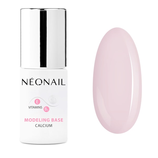 NeoNail Modeling Base Calcium - Hybridiserat Baslack Rosa/ 7.2 m