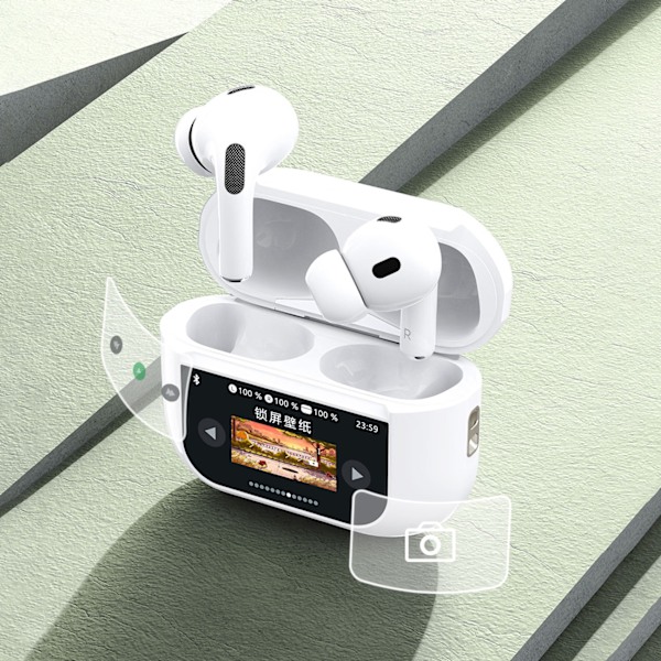 Dudao U19 True Wireless Bluetooth 5.3 Hörlurar med LED-skärm - V