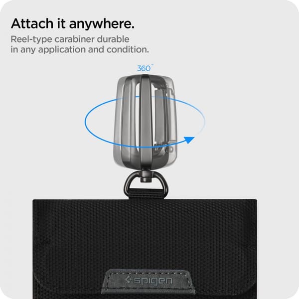 Spigen RFID-signalblocker Keyless Skyddspåse - Svart