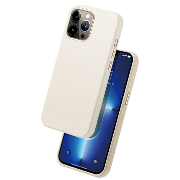 Dux Ducis Roma Elegant Läderfodral för iPhone 13 Pro Max - Äkta