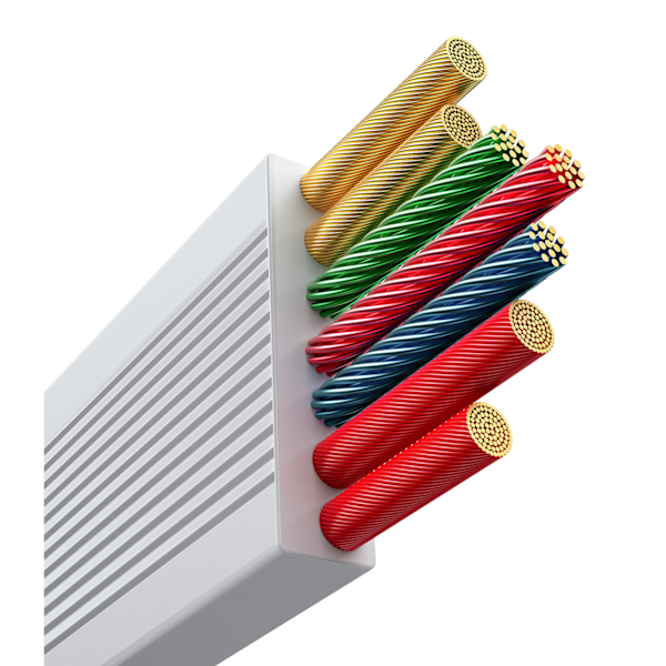 Baseus Free2Draw Rullbar Kabel 3-i-1 USB-C/Lightning/micro USB 1