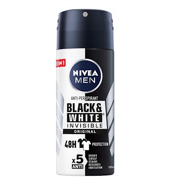 Nivea Herr Black&White Invisible Original Antiperspirant med spr