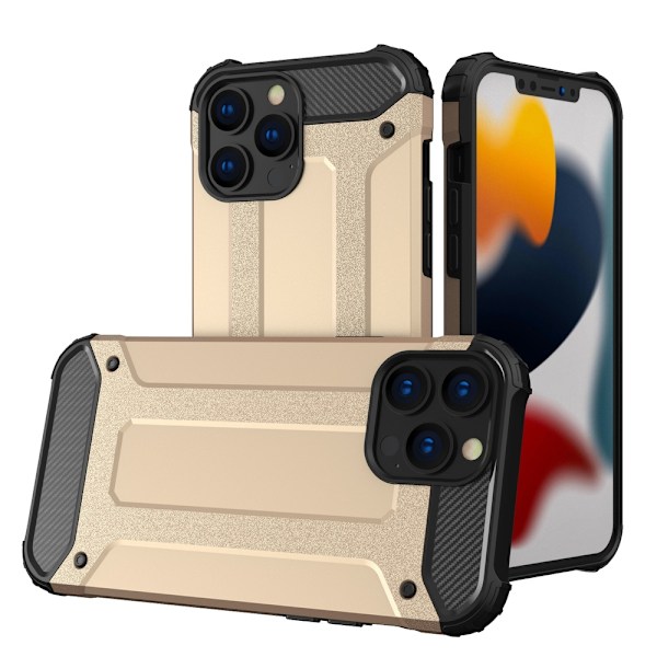 Hybrid Armor skyddsfodral för iPhone 13 Pro - Guld