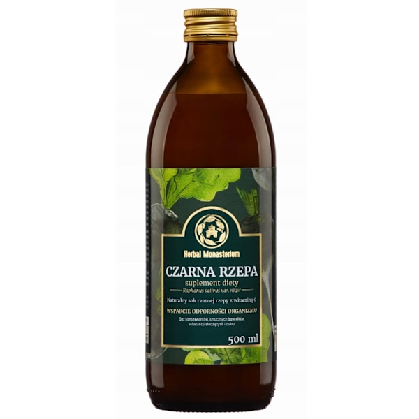 Herbal Monasterium Naturlig Svart Rapsjuice/ 500 ml