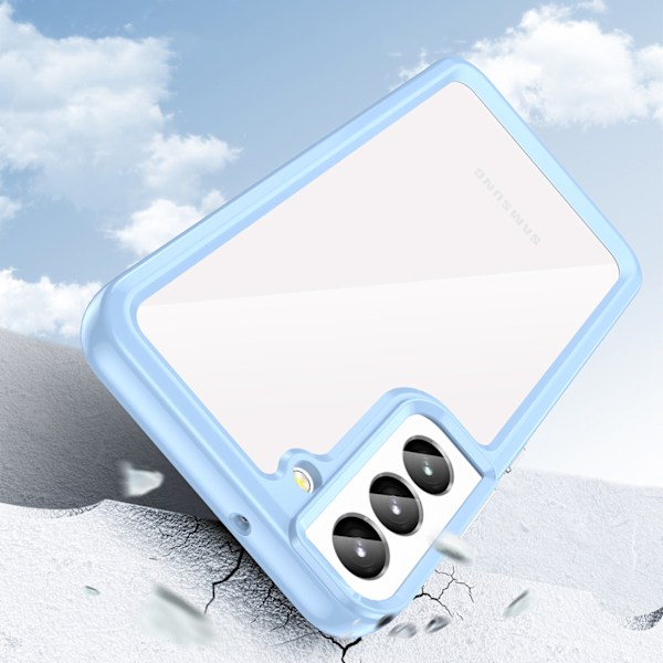 Skyddande Blå Fodral för Samsung Galaxy S23+ med Flexibel Ram -