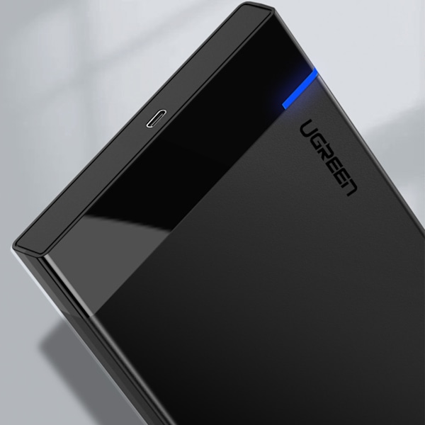 Ugreen Adapter Fodral för SATA 2.5'' Disk/ 6TB/ USB-C 3.0 Svart