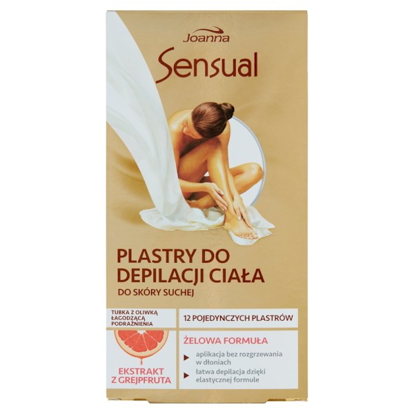 Joanna Sensual Vaxstripes för Torr Hud med Grapefruktextrakt/ 12