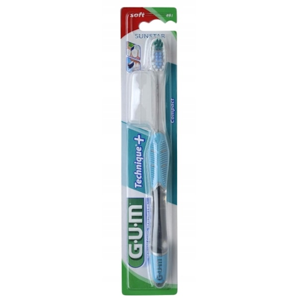 GUM Technique+ Mjuk Tandborste Compact/ 1 Styck