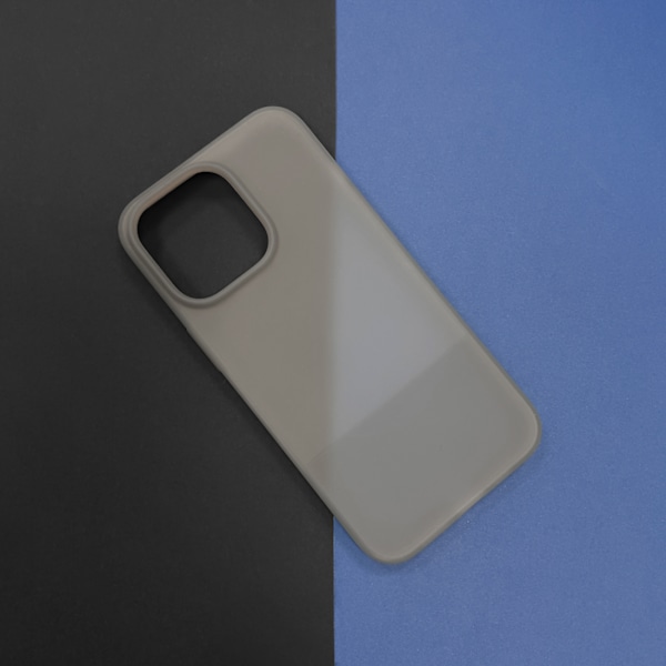 Kingxbar Plain Series Grå Silikonskal för iPhone 13 Pro