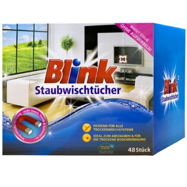 Blink Rengöringstrasa för Dammtorkning/ 48-pack