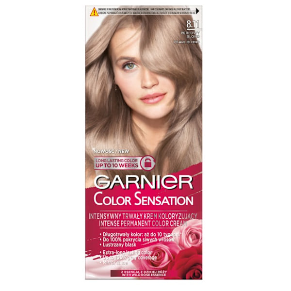 Garnier Color Sensation Hårfärgskräm 8.11 Pärlblond