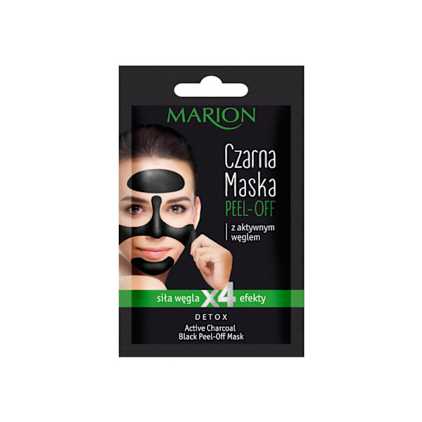 Svart Peel-off Mask med aktivt kol 6g