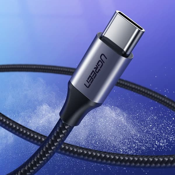 Ugreen US288 60128 USB-A till USB-C Kabel/ QC 3.0/ 3A/ 2m/ Grå