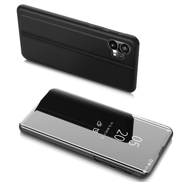 Inget hinder för 'Clear View Case-fodral Nothing Phone 1 Svart'
