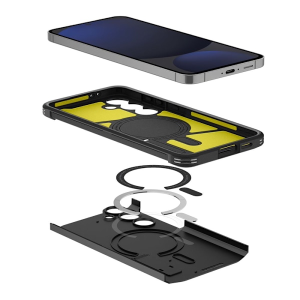 Spigen Tough Armor MagSafe Fodral för Samsung Galaxy S24 FE - Sv