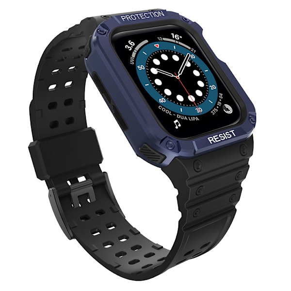 Skyddande Armbandsrem med Robust Fodral för Apple Watch 7/6/5/4/