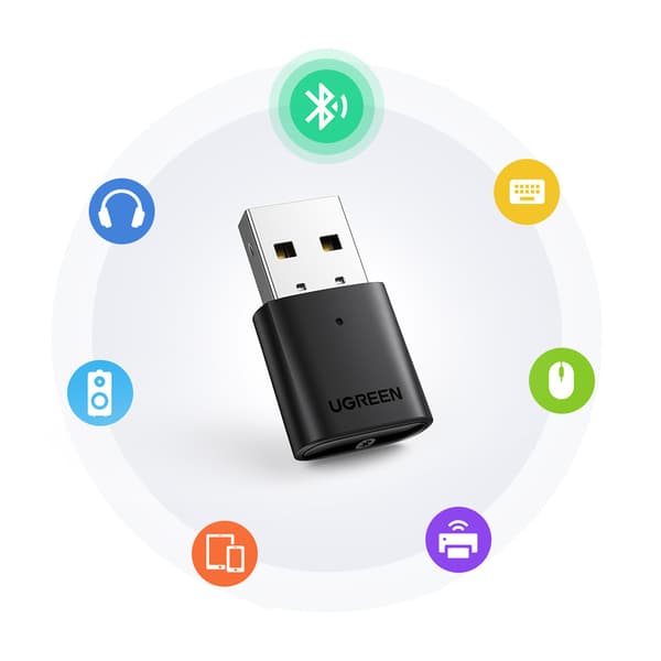Ugreen Bluetooth 5.0 USB-A Adapter Svart (CM390)