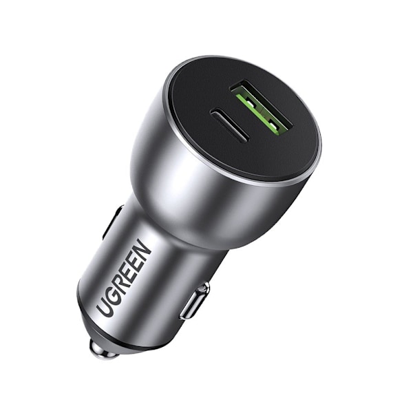 Ugreen billaddare USB/USB Typ C Quick Charge 3.0 Power Delivery