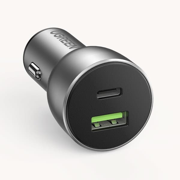 Ugreen billaddare USB/USB Typ C Quick Charge 3.0 Power Delivery