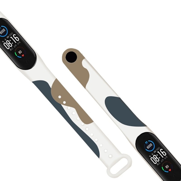 Xiaomi Mi Band 3/4 Silikonarmband i Morofärg - Wristband för Sma