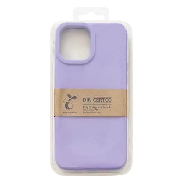 Eco Vänligt iPhone 14 Plus Skal i Nedbrytbart Silikon - Lila