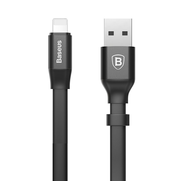 Baseus Nimble USB-A till Lightning Kabel 2A 0/23m - Svart