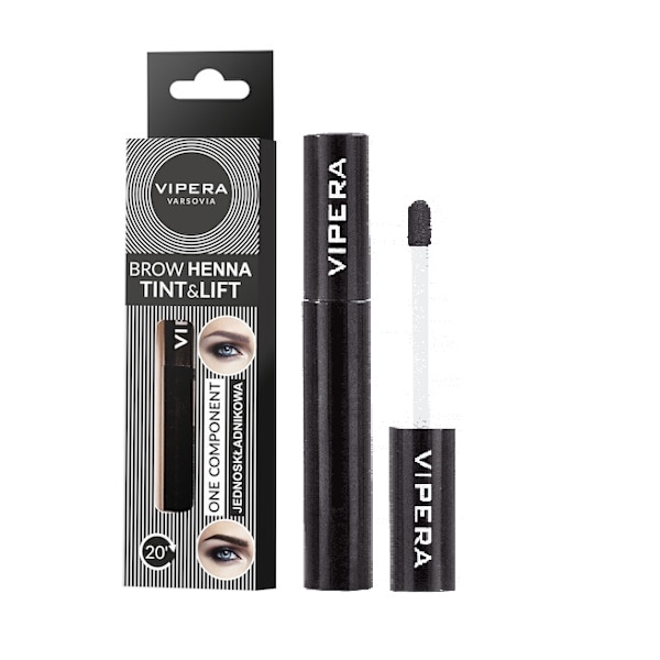 Vipera Brow Henna Tint & Lift Mörk Grafitsvart/ 5 ml