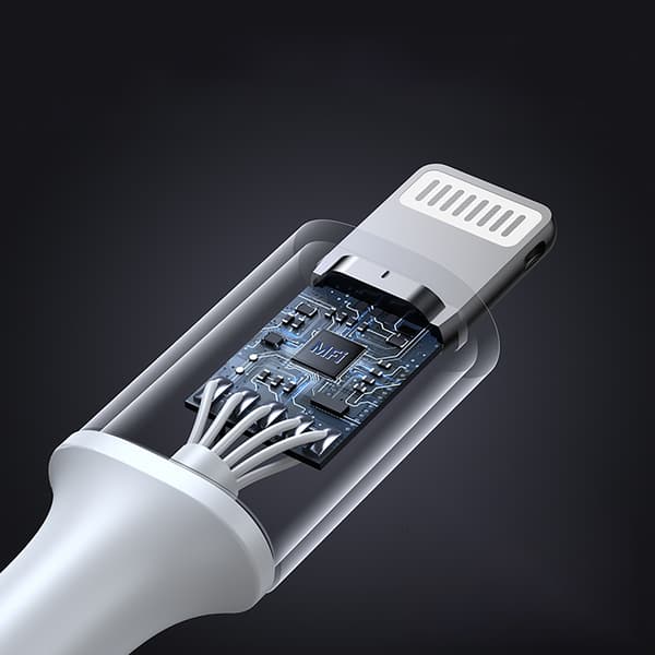 Ugreen US304 70523 USB-C till Lightning MFi Kabel 1m - Silver