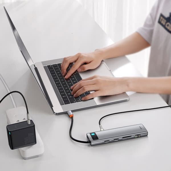 Baseus Metal Gleam 11-i-1 USB-C HUB - 3x USB 3.2/ USB-C PD/ 3/5