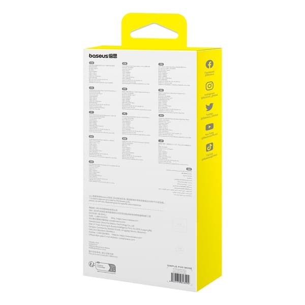 Baseus Metal Gleam Series II 6-i-1 USB-Hub/ USB-A/USB-C/USB-C PD