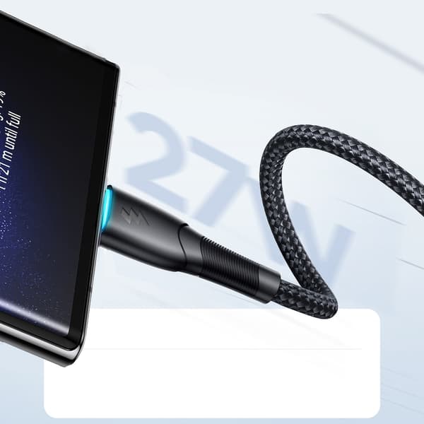 Joyroom Starry Series SA32-AC3 3A USB-A/USB-C Kabel 1m - Svart
