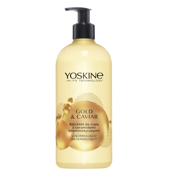 Yoskine Kulta- & Kaviaari Vartalovoide biomimeettisillä keramideilla, 400 ml