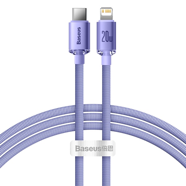 Baseus Kabel CAJY000205 Lightning till USB-C PD 20W 480Mb/s 1/2m