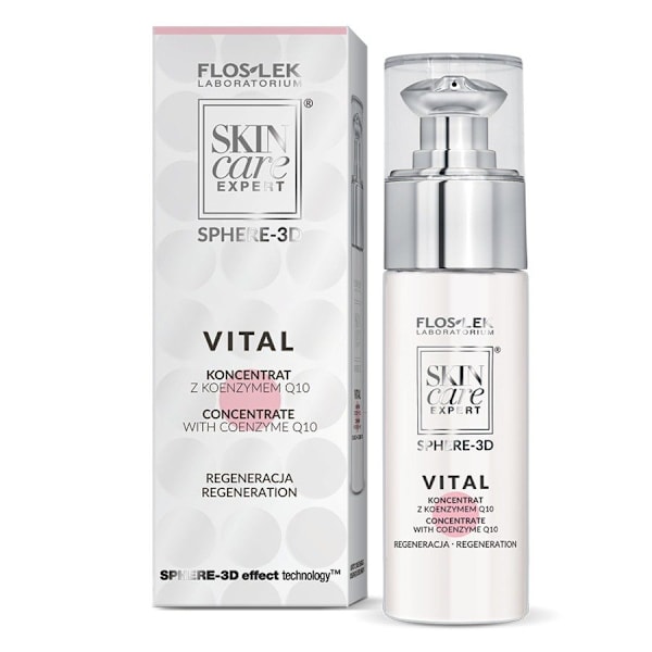 Flos-Lek Q10 SPHERE Hudvårdskoncentrat - 3D Vital 30ml