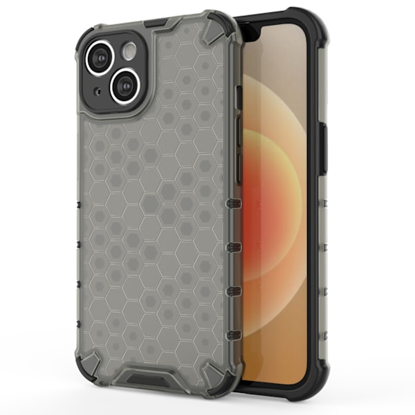 iPhone 14 Skyddsfodral i Robust Hybriddesign med Bikakemönster -