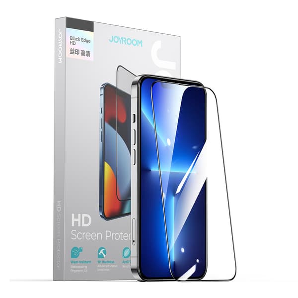 Joyroom Knight 2/5D Härdat Glas för iPhone 14 Plus Fullständig T