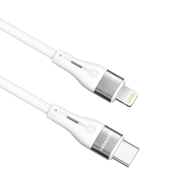 Wozinsky USB-C till Lightning Snabbladdningskabel 1m 27W - Vit