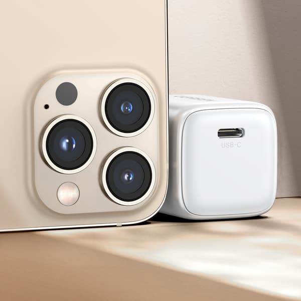 Ugreen Nexode Mini CD318 Laddare USB-C GaN 20W Vit - PD 3.0 / QC