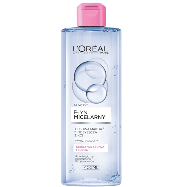 L'Oreal Paris Micellärvatten för Känslig & Torr Hud/ 400ml