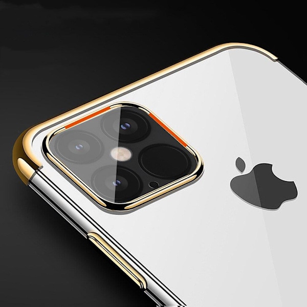 Transparent TPU Skal med Metallram för Samsung Galaxy A52s 5G /
