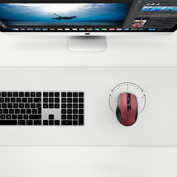 Ugreen MU006 Trådlös Optisk Mus USB 2.4GHz/Bluetooth 5.0 4000 DP
