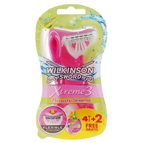 Wilkinson Xtreme3 Skönhet Känslig Rakblad/ 6-pack