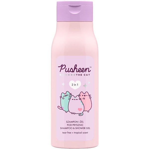 Pusheen 2-in-1 Shampoo ja Suihkugeeli, 400 ml