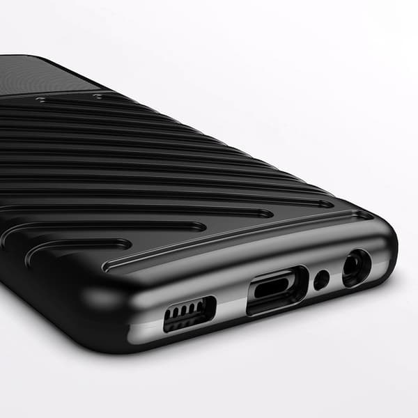 Thunder Case flexibelt pansarfodral för Samsung Galaxy A22 4G Bl
