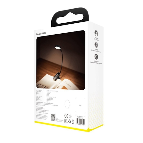 Baseus Mini LED Klämlykta Grå (DGRAD-0G)