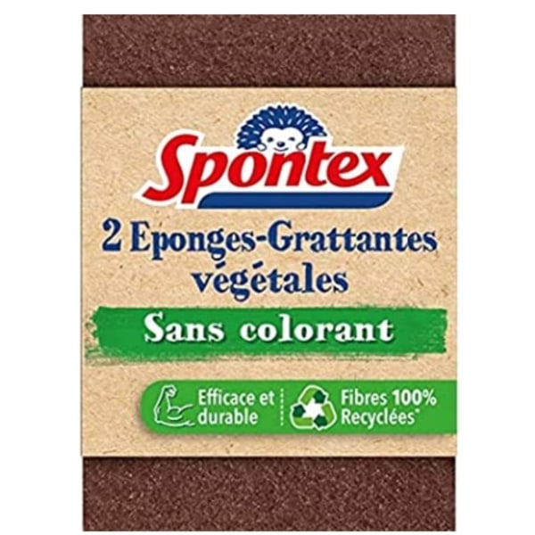 Spontex/ Färgfri/ Diskborste/ 2 stycken