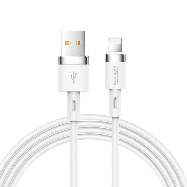 Joyroom Vit Silikon Datakabel N2 USB-A/Lightning 2.4A 1.2m