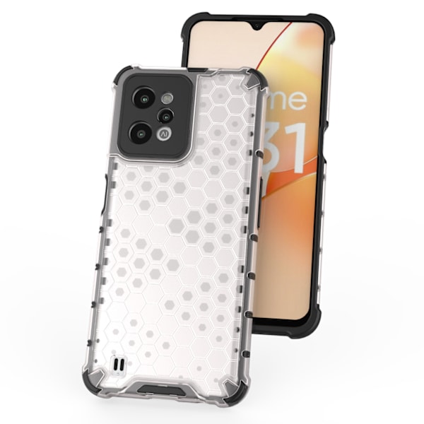 Realme C31 Stötsäkert fodral med gelram Transparent