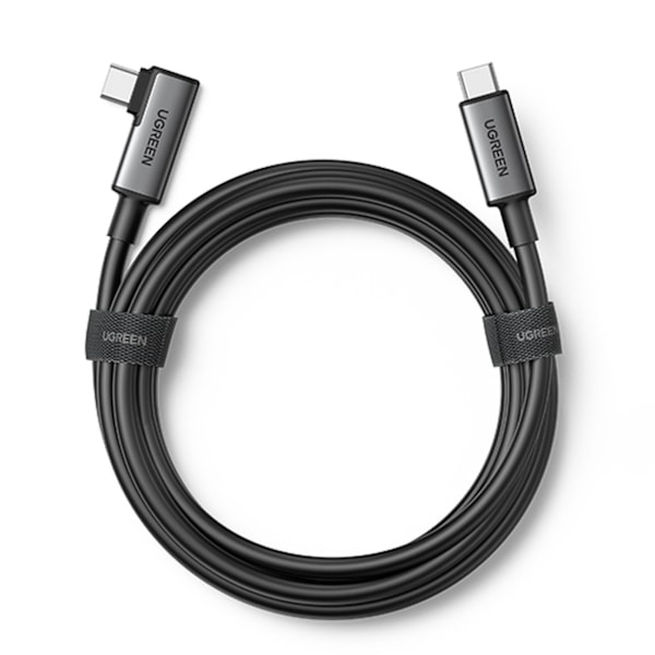Ugreen US551 Vinklad USB-C till USB-C Kabel PD 60W 3A 5Gb/s 5m S